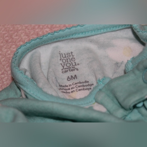 Just One You by Carters 6 Months Footed Onesie Lot of 5 Bundle - Picture 3 of 8